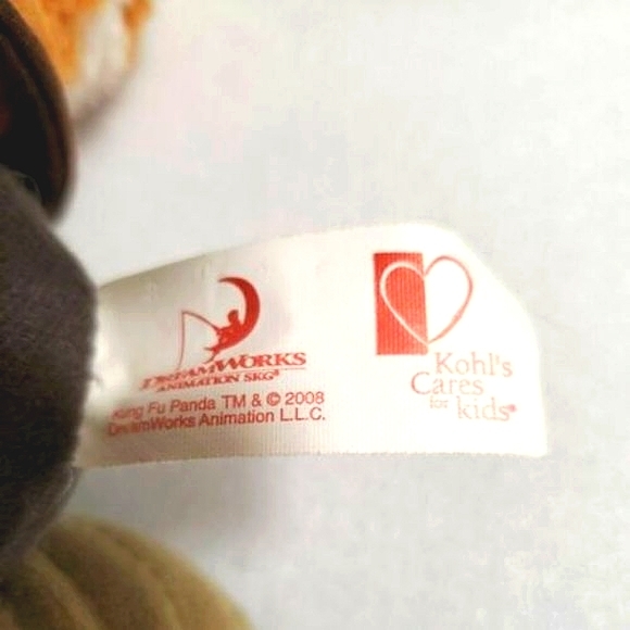 Master Shifu Plush Stuffed Animal 12" Kung Fu Panda Doll Raccoon Toy Kohls - Picture 7 of 7